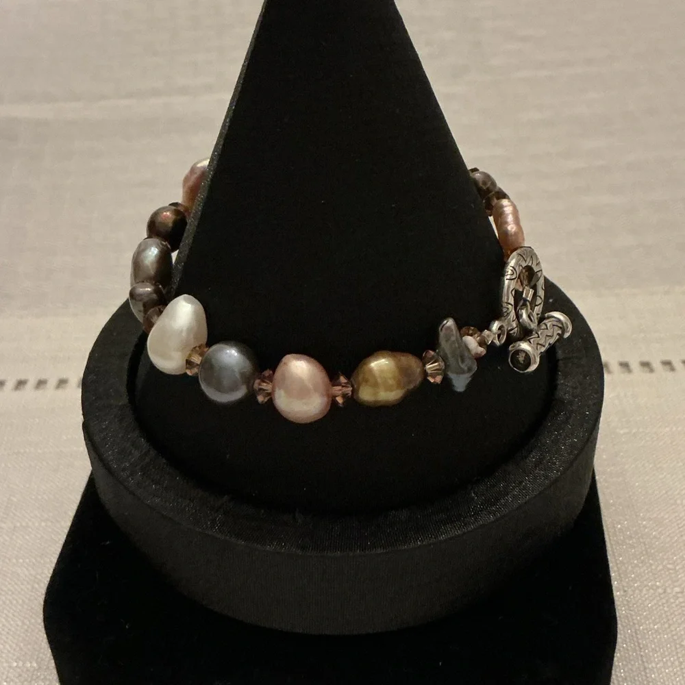 Baroque Pearl Beaded Bracelet